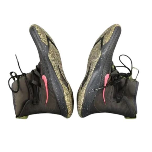 Nike Shoes Kids 6 Binzie Boot GS Puddle Protect Black Bright Crimson Speckled - Picture 7 of 13